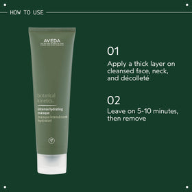 Aveda masque size scale 4.2 oz next to hand showing true volume and portable convenience benefit