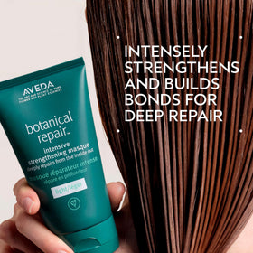 Aveda masque creamy texture close-up demonstrating smooth slip for easy detangling