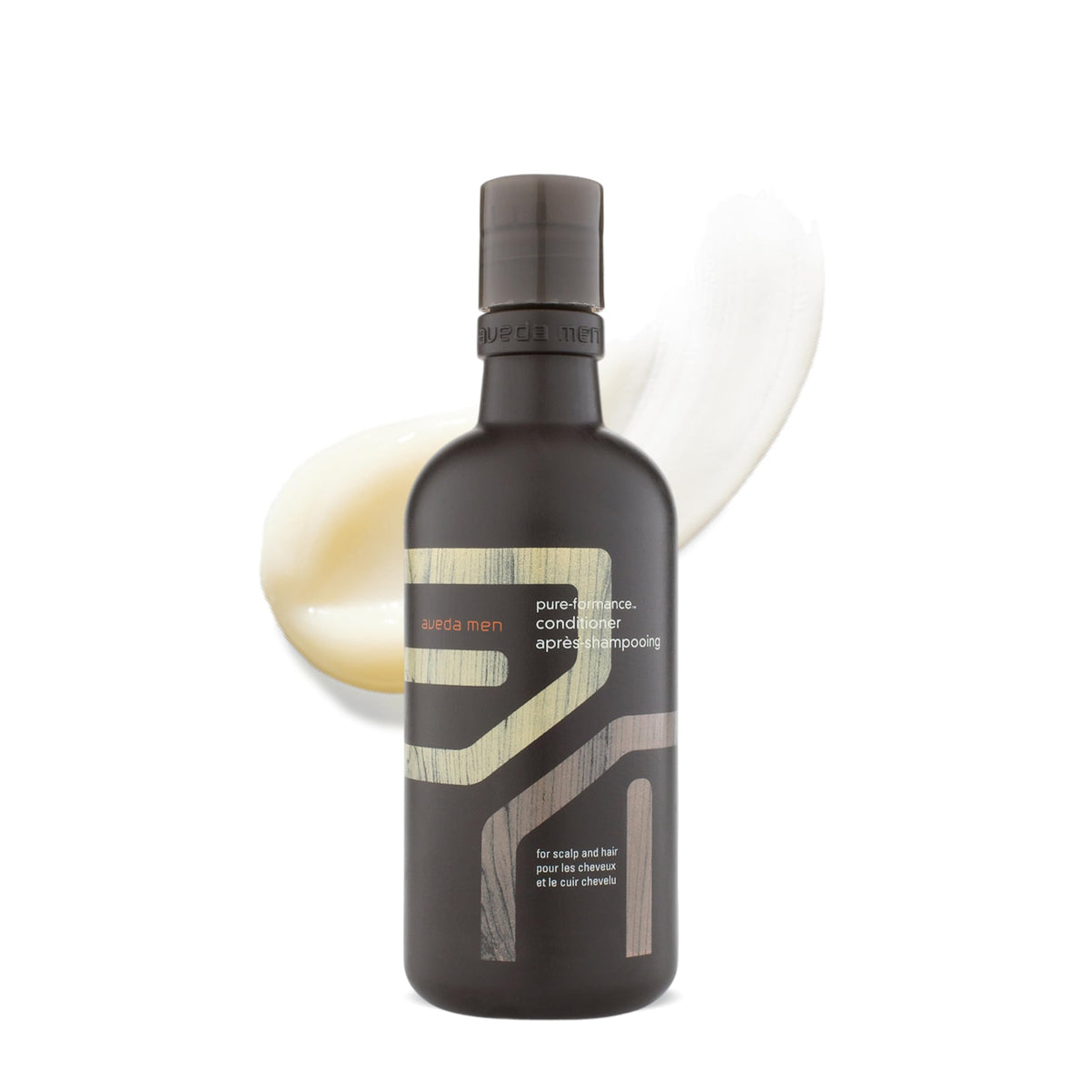 Aveda Men Pure-Formance conditioner front view showing clean packaging and lightweight benefit