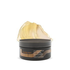 Aveda men Pure-Formance pomade front packaging showing product and brand benefit