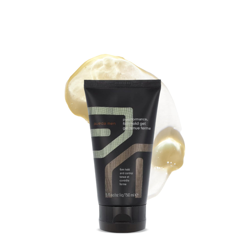 Aveda bottle front view showing brand and packaging for confident styling
