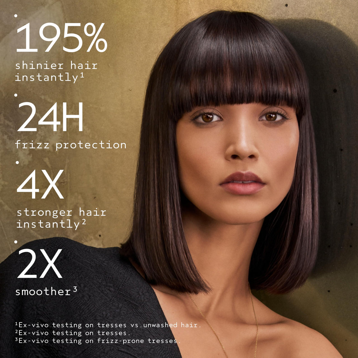 Aveda bottle cap and applicator detail highlighting precise dispensing benefit