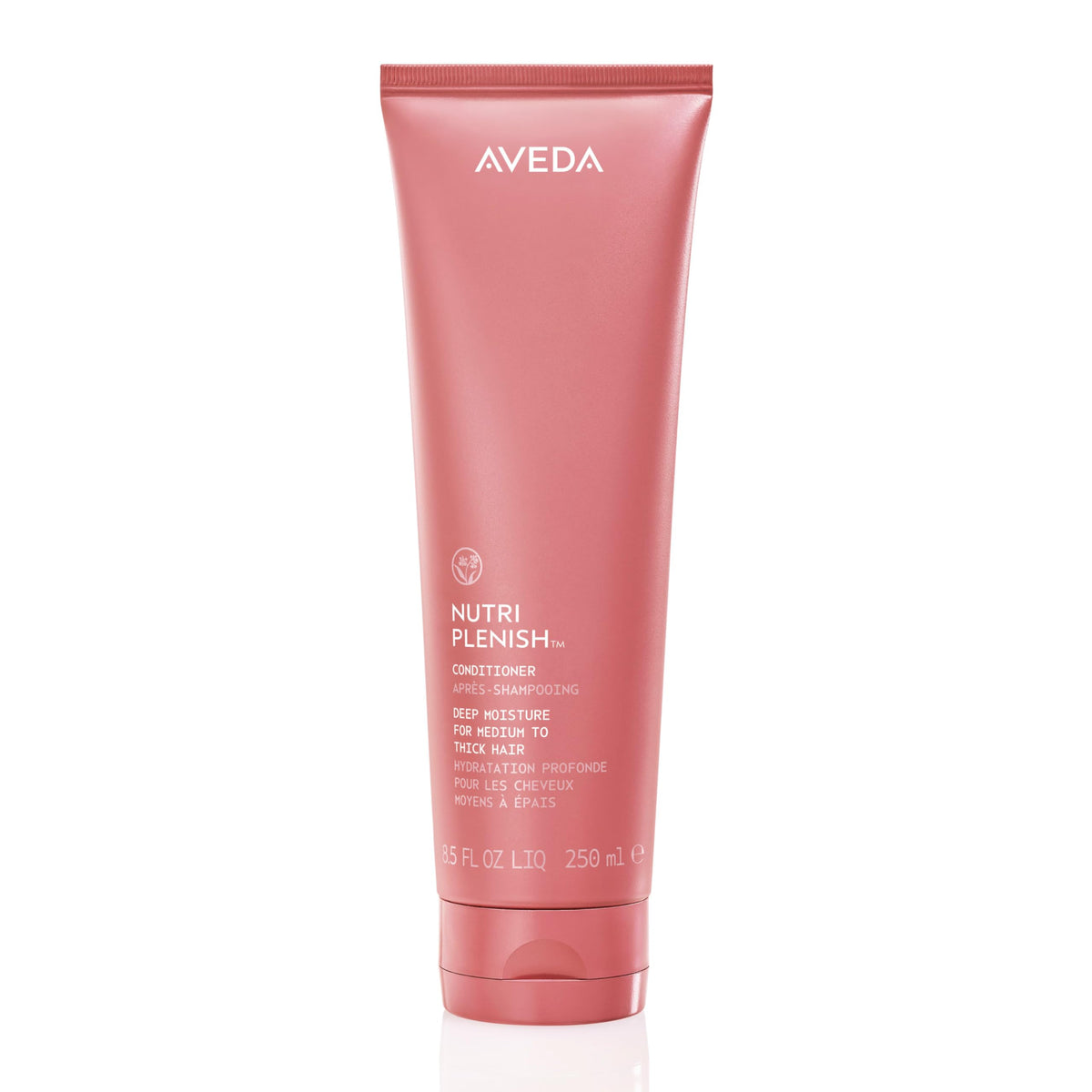Aveda Nutriplenish front jar showing rich formula and packaging benefits