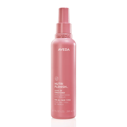 Aveda Nutriplenish front bottle showing label and size benefits
