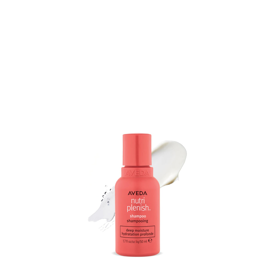 Aveda Nutriplenish front packaging showing product and benefit