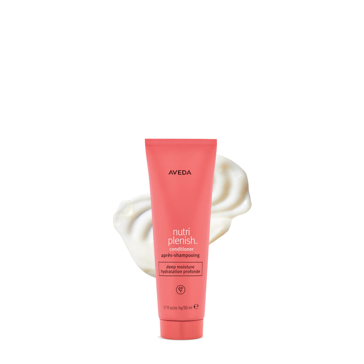 Aveda Nutriplenish front packaging showing product and benefits