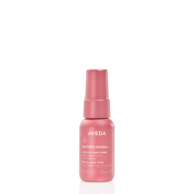 Aveda Nutriplenish front packaging showing compact travel bottle and brand