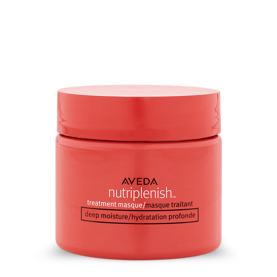 Aveda Nutriplenish masque front packaging showing product and benefits