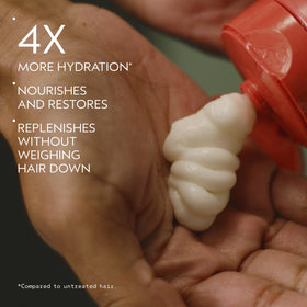 Aveda Nutriplenish masque gel-cream texture highlighting lightweight hydration
