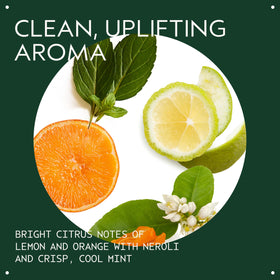 Aveda pump top close-up for easy dispensing and control