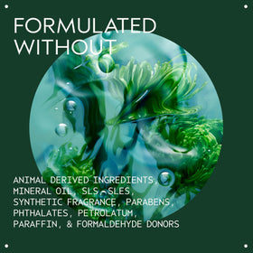 Aveda Pure-Formance shampoo texture close-up demonstrates creamy lather benefit