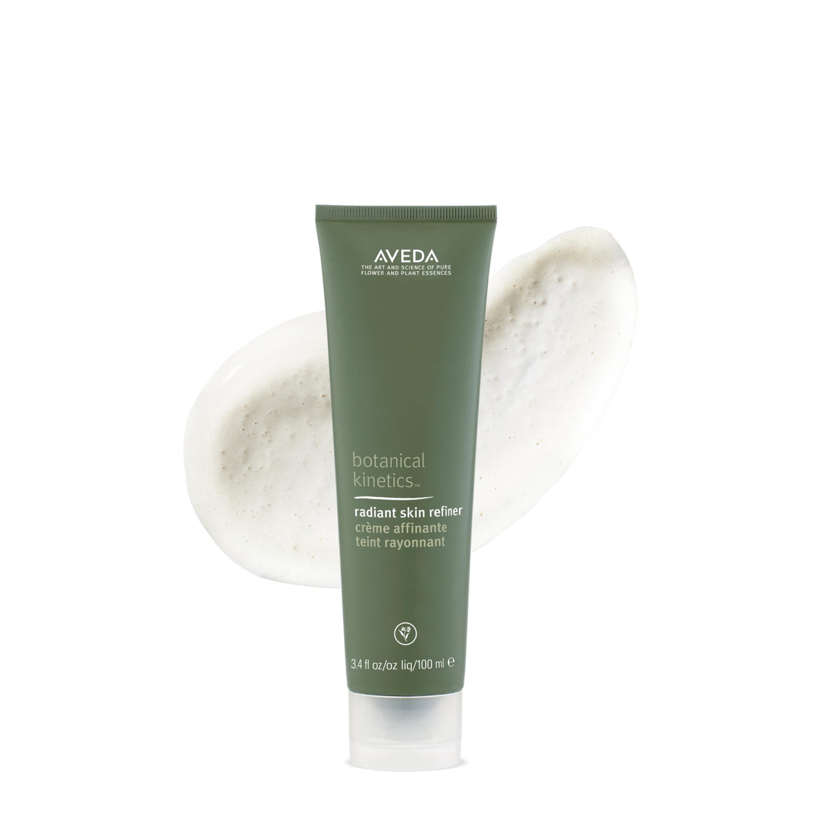 Aveda Radiant Skin Refiner front packaging shows product and volume benefit