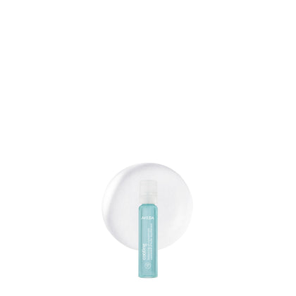 Aveda rollerball front packaging showing compact size and branding for travel convenience