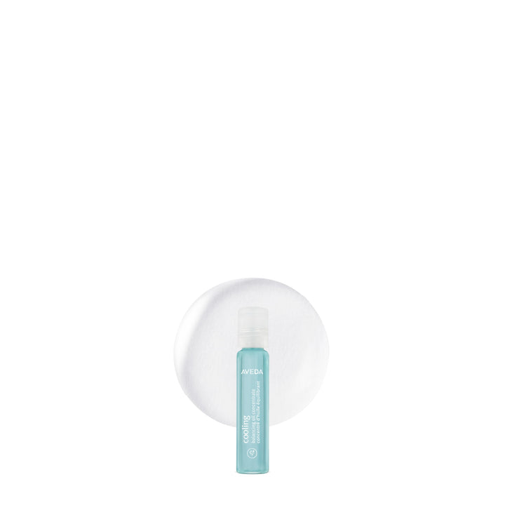 Aveda rollerball front packaging showing compact size and branding for travel convenience