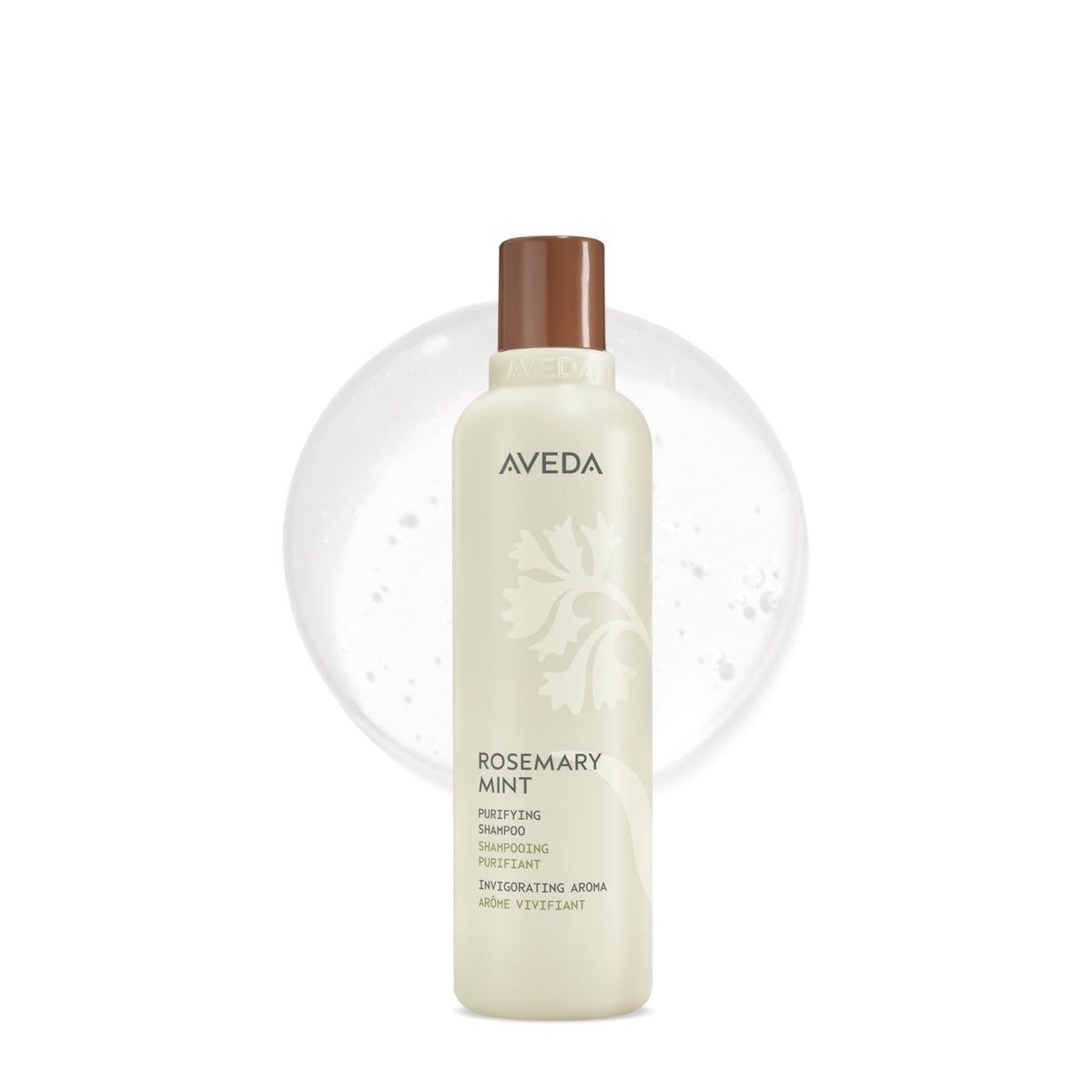 Aveda rosemary mint front packaging showing bottle and branding for clarity