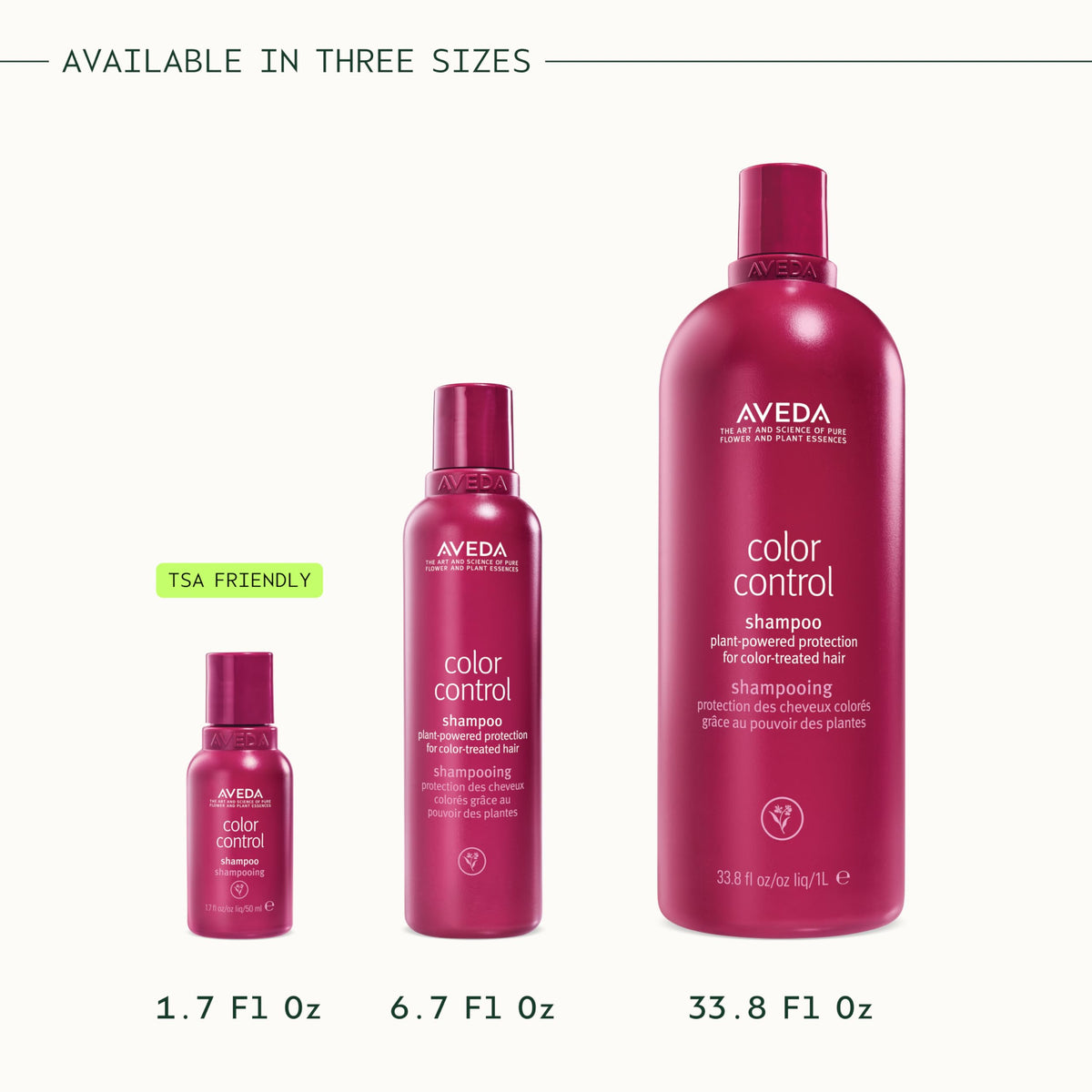 Aveda product on salon counter showing professional color-care routine