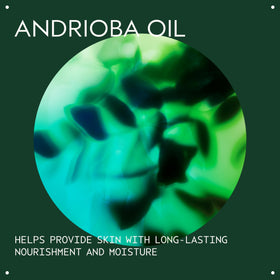 Aveda serum texture on skin close-up showing quick absorption and hydrated finish