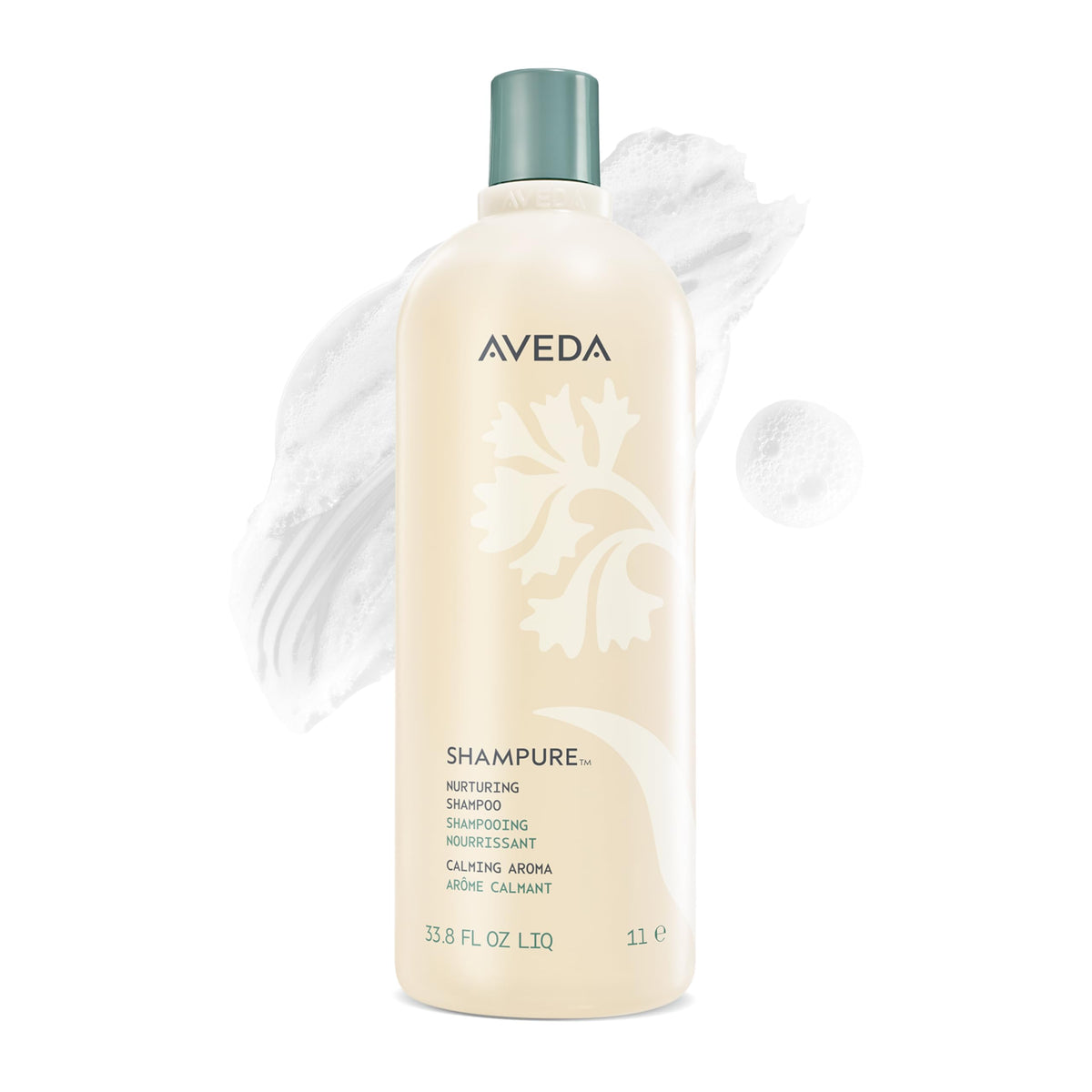 Aveda Shampure front bottle showing brand and size for easy identification