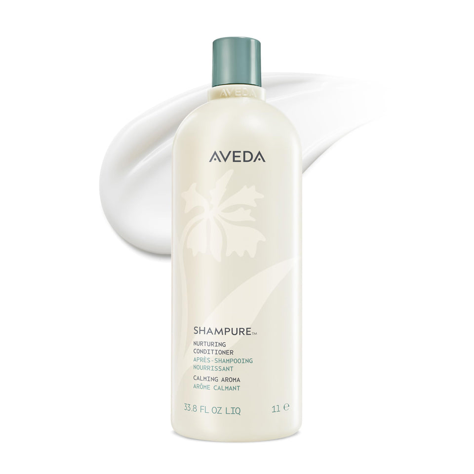 Aveda Shampure front packaging showing bottle and calming aroma benefits