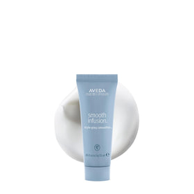 Aveda front packaging showing compact 0.85 oz tube and branding benefit