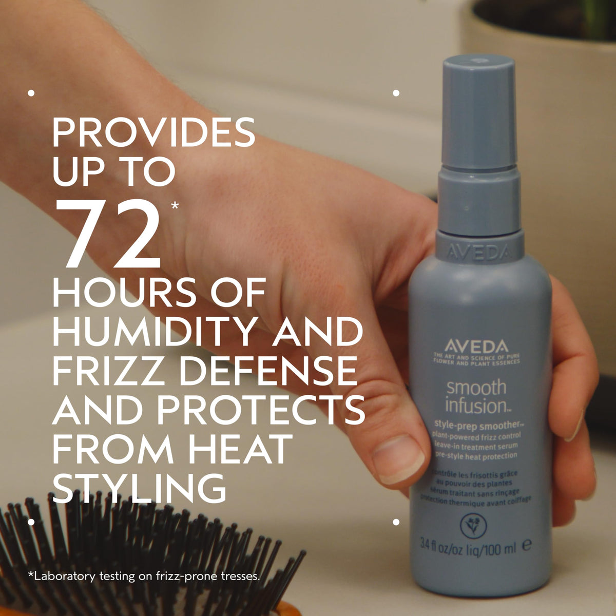Aveda nozzle detail highlighting precise dispensing for controlled use