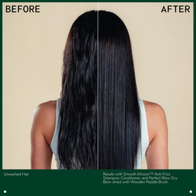 Aveda botanical oil ingredients display showing natural smoothing benefit
