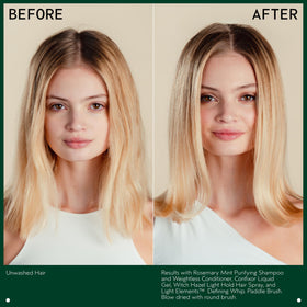 Aveda product texture close-up showing smooth lightweight creaminess