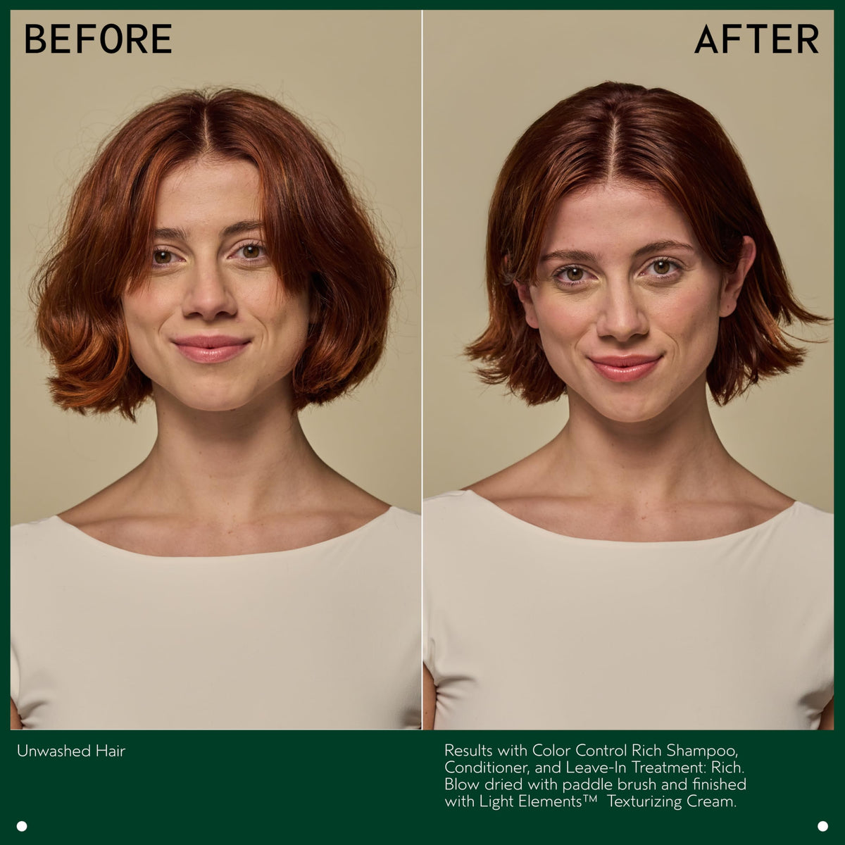 Stylist applying Aveda creme to short hair for piecey definition benefit
