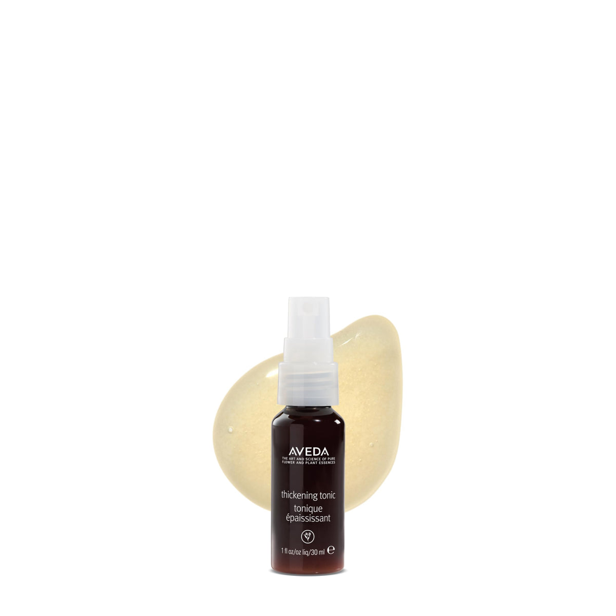 Aveda Thickening Tonic front packaging showing size and label benefit