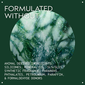 Aveda product droplets on skin texture showing lightweight hydration and oil control benefit