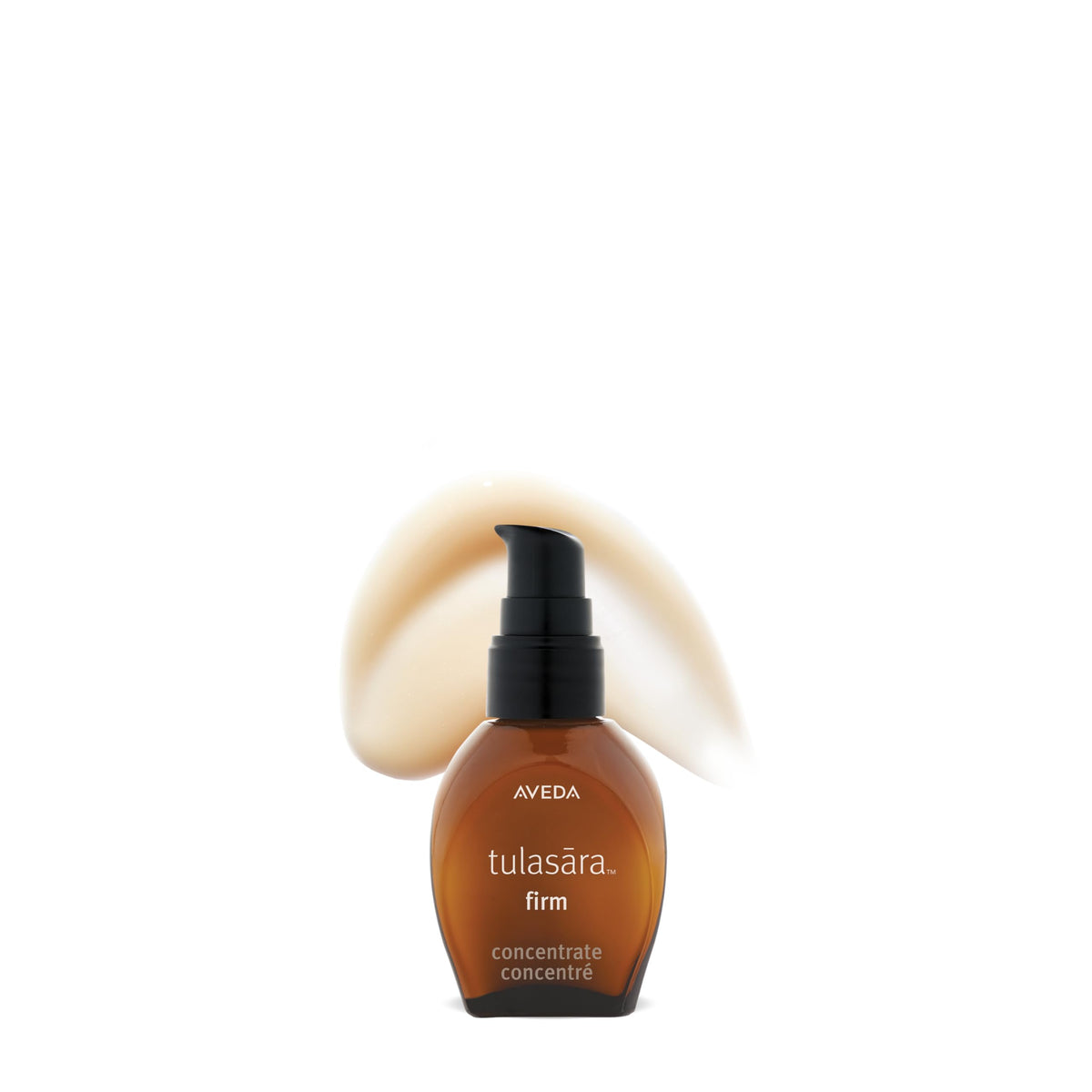 Aveda Tulasara front bottle showing label and compact size benefit