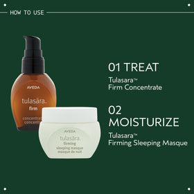 Aveda Tulasara on hand application illustrating quick-sink-in benefit