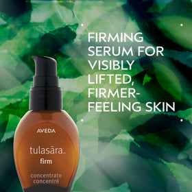 Aveda Tulasara pump detail highlighting easy-dispense convenience