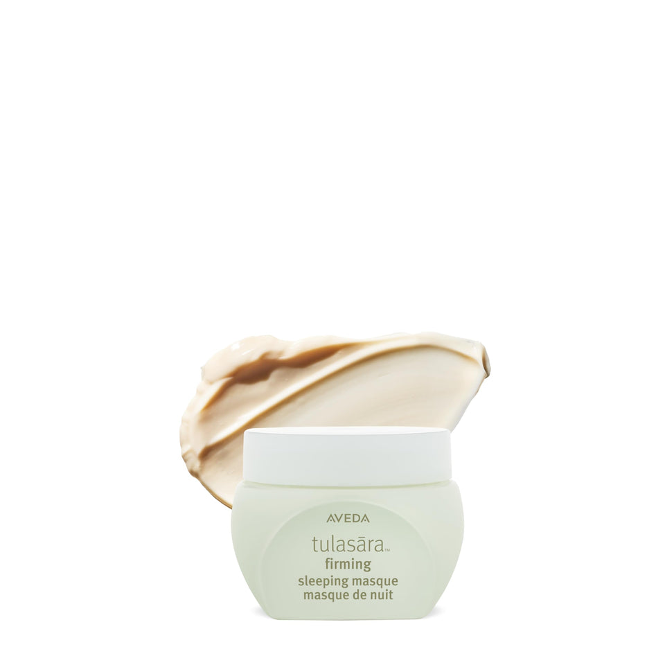 Aveda Tulasara front jar showing product and size for clear identification and benefit