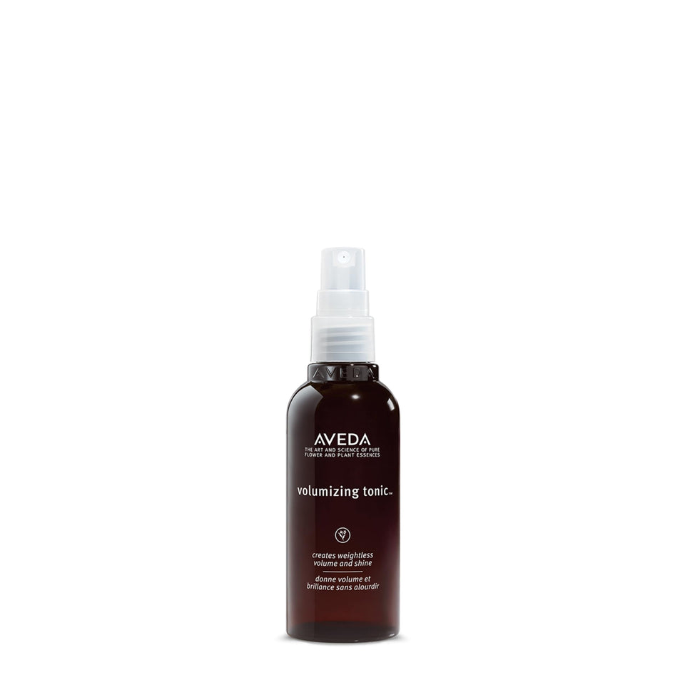 Aveda front packaging showing bottle and branding for clean presentation