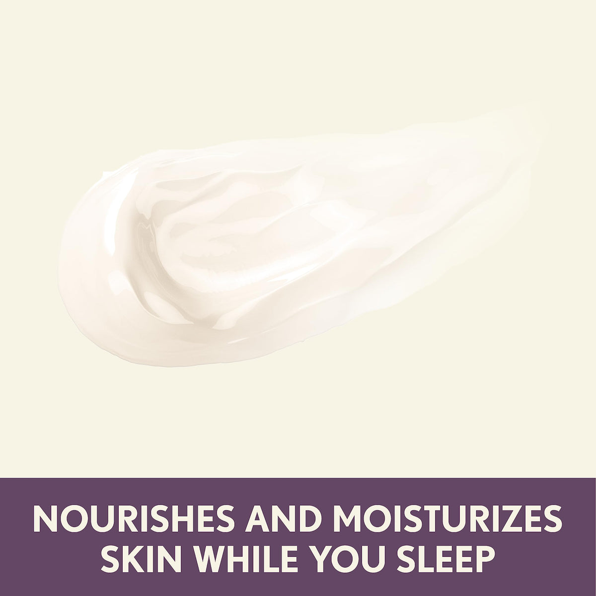 Aveeno application on neck demonstrating targeted firmness support