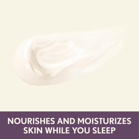 Aveeno application on neck demonstrating targeted firmness support