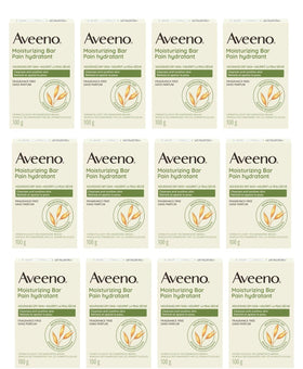 AVEENO moisturizing bar front packaging showing label and size benefit