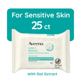 Aveeno body wash pouring to show gentle cleansing with prebiotic oat