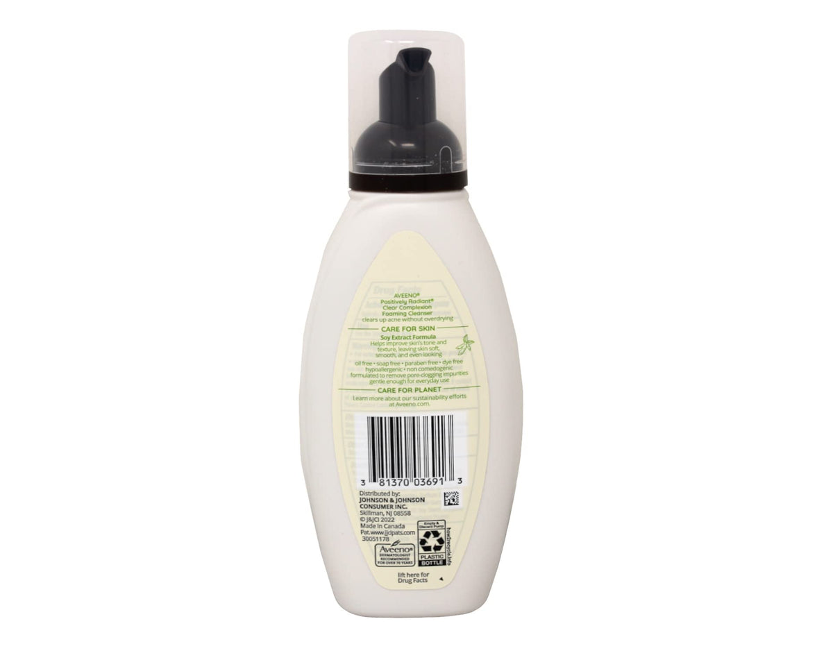 Aveeno pump dispensing foam for easy daily use