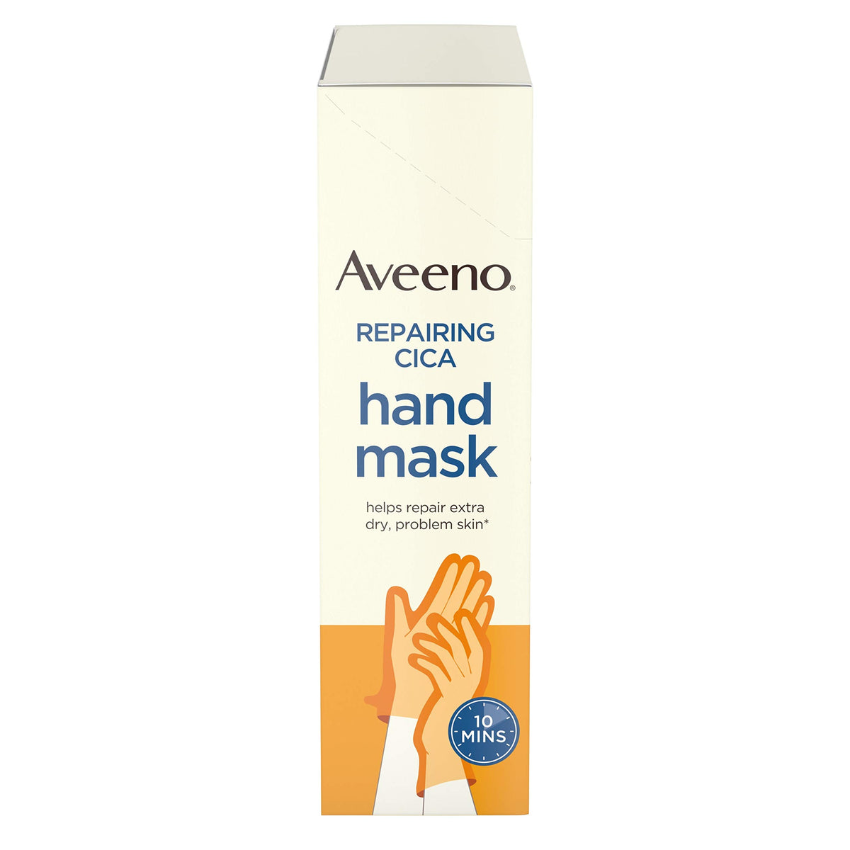 Aveeno product label close-up showing ingredient panel details