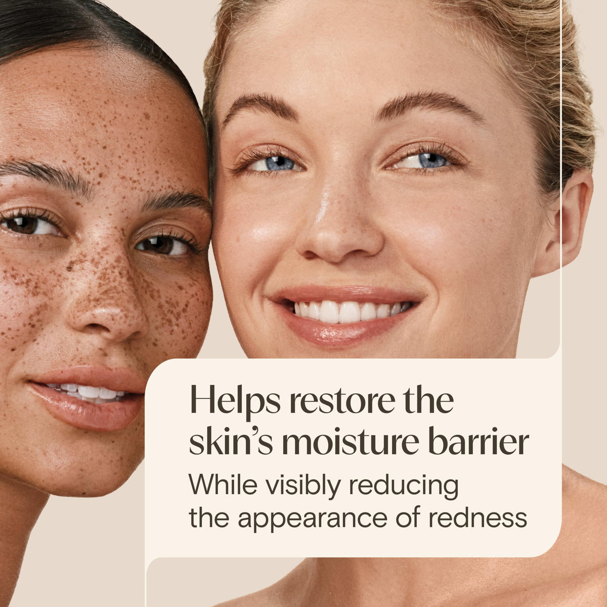Aveeno close-up of feverfew and oat ingredients calming redness