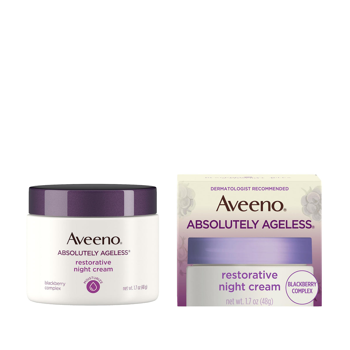 Aveeno blackberry complex ingredient close-up highlighting antioxidant benefit