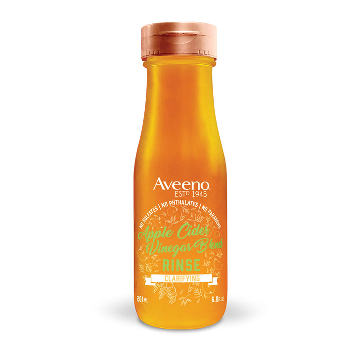 Aveeno front packaging showing bottle and label for clear identification and benefit