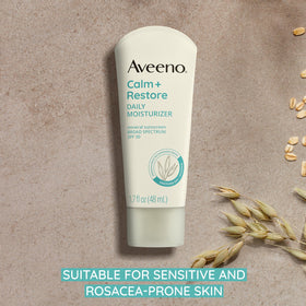 Aveeno travel-sized tube inside bag for on-the-go sun protection