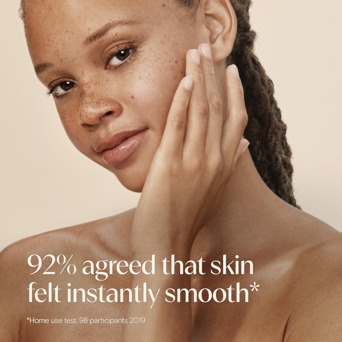 Aveeno label ingredients panel showing clean formula and transparency benefit