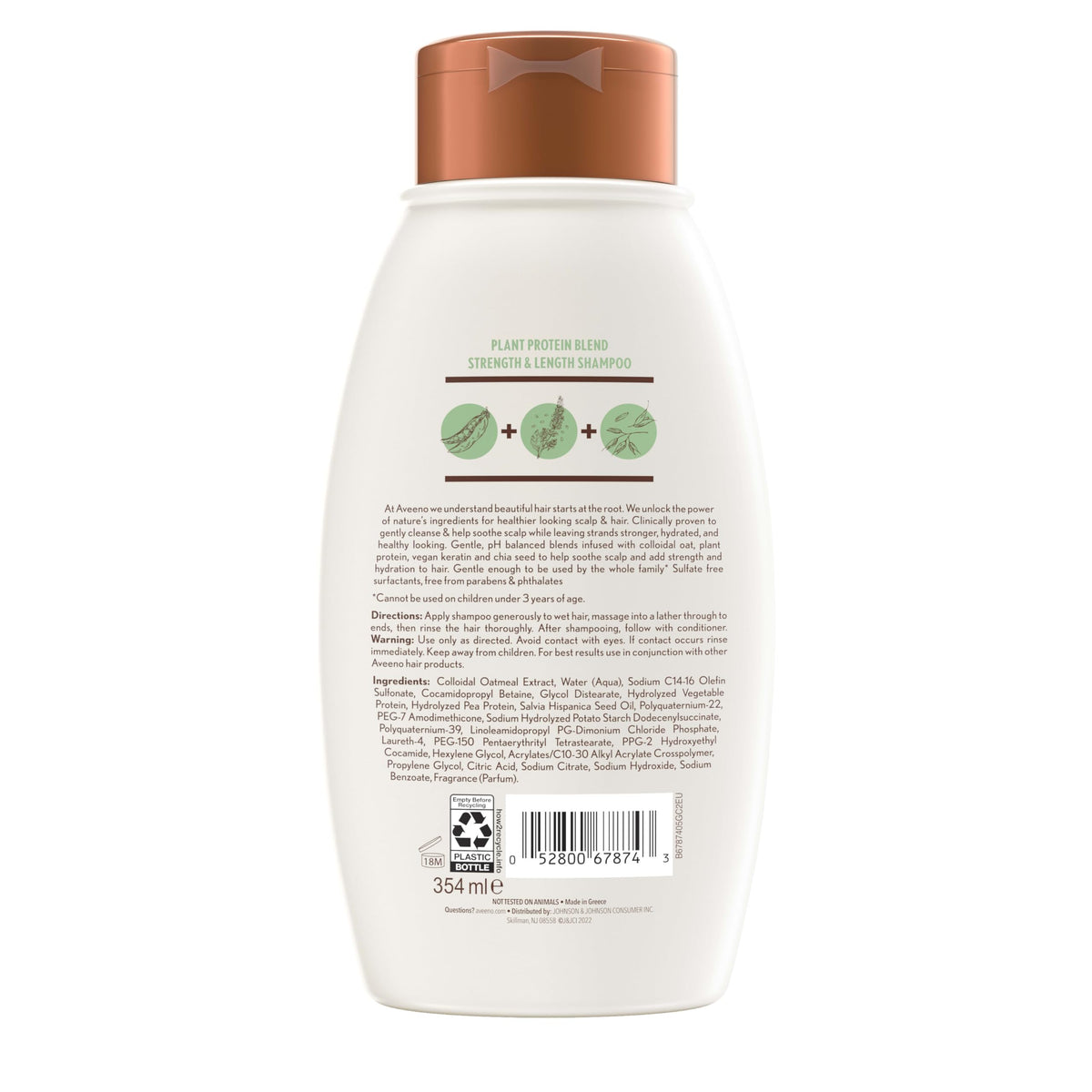 Bathroom shelf lifestyle shot of Aveeno showing calming routine