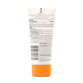 Aveeno lotion absorbing into skin showing hydrating, non-comedogenic effect