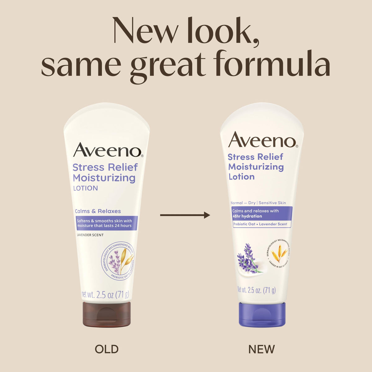 Close-up of Aveeno lotion texture highlighting quick absorption and hydration