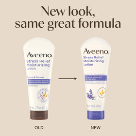 Close-up of Aveeno lotion texture highlighting quick absorption and hydration